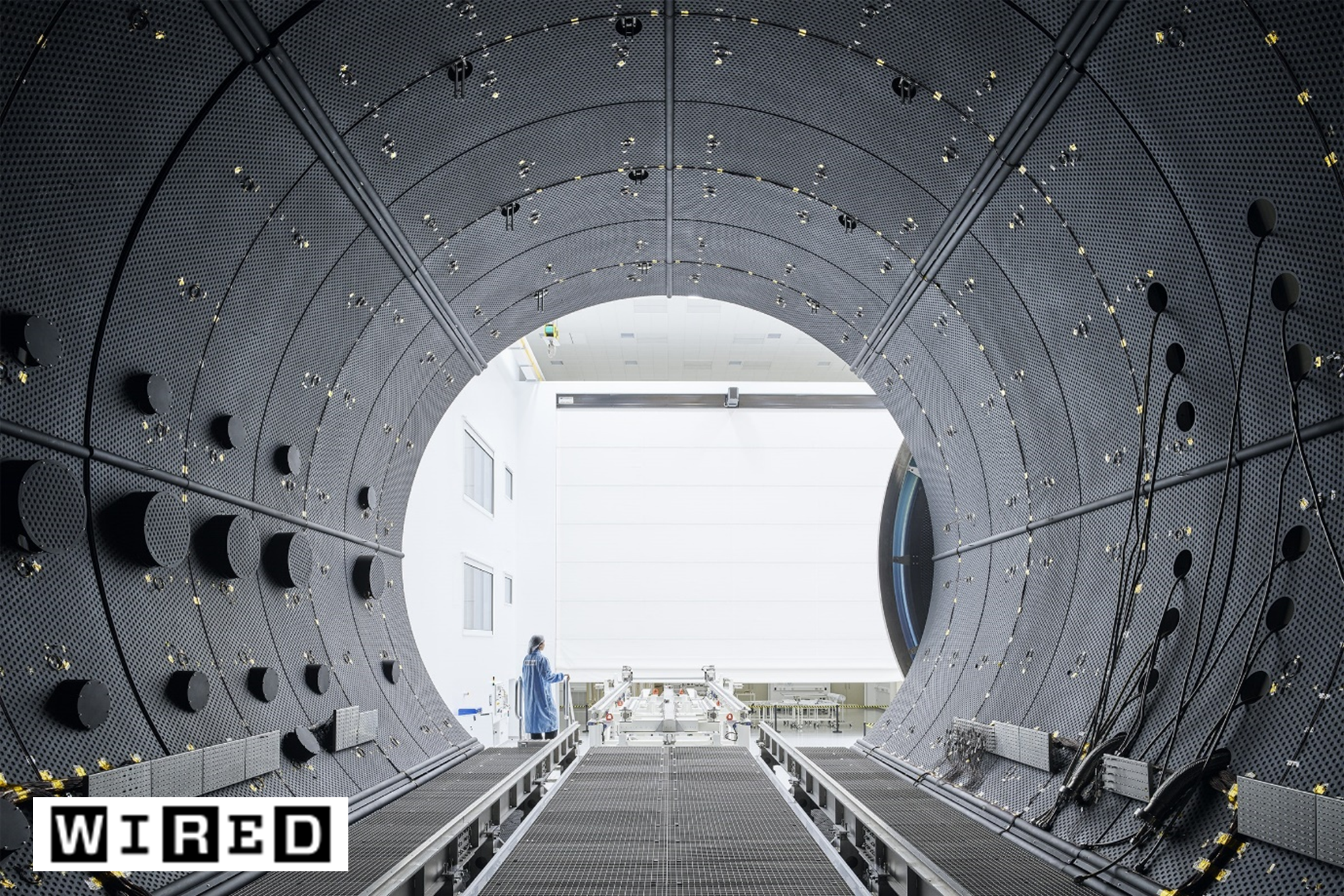 Gargantuan Lab Simulates Blasting Satellites Into Space